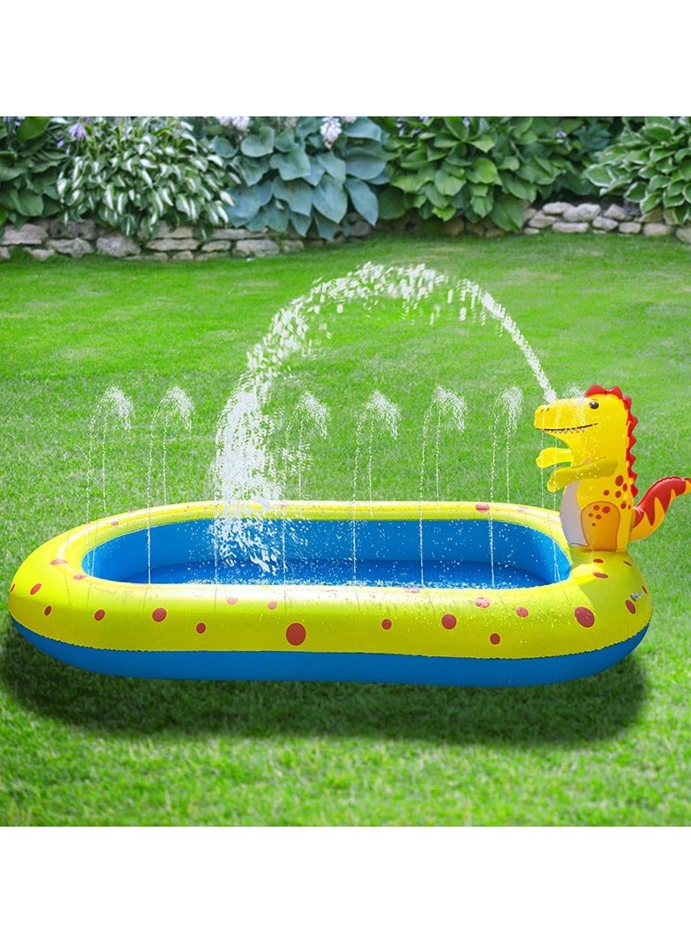 Water Park PVC Inflatable Children Dinosaur Swimming Pool Outdoor Paddling Sprinkler Toys For Kids