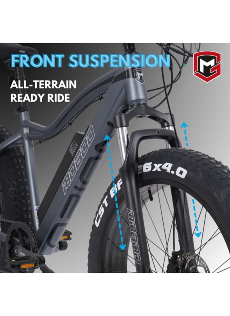 Mogoo Orion Fat Tire E Mountain Bike 26