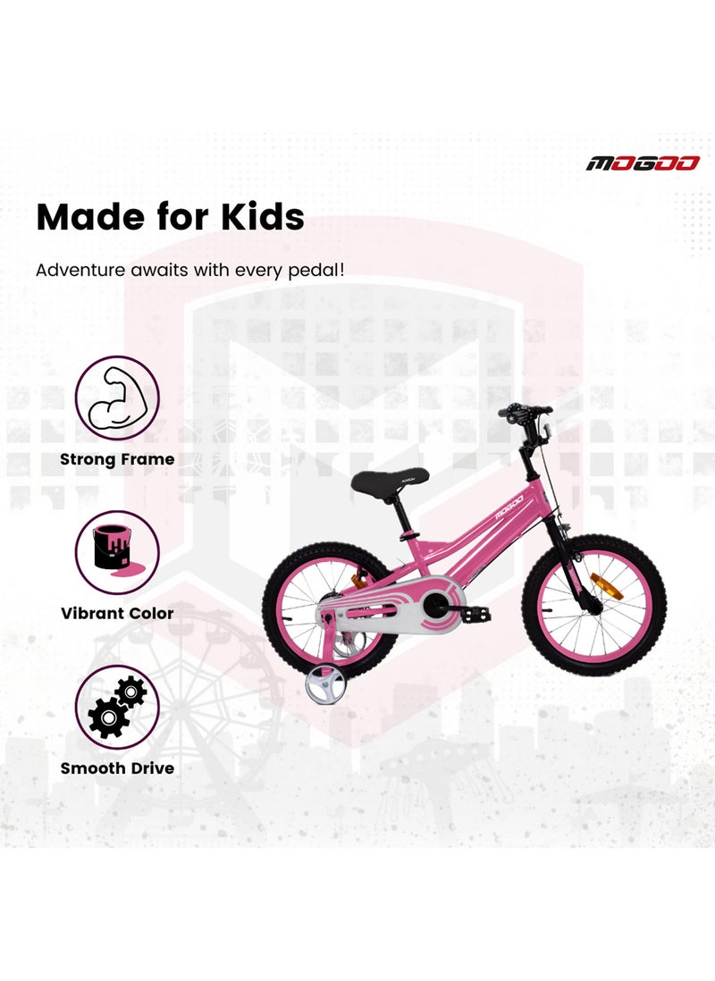 - Rayon Junior 2.0 100% Assembled Kids Bicycle 16 Inch - Pink