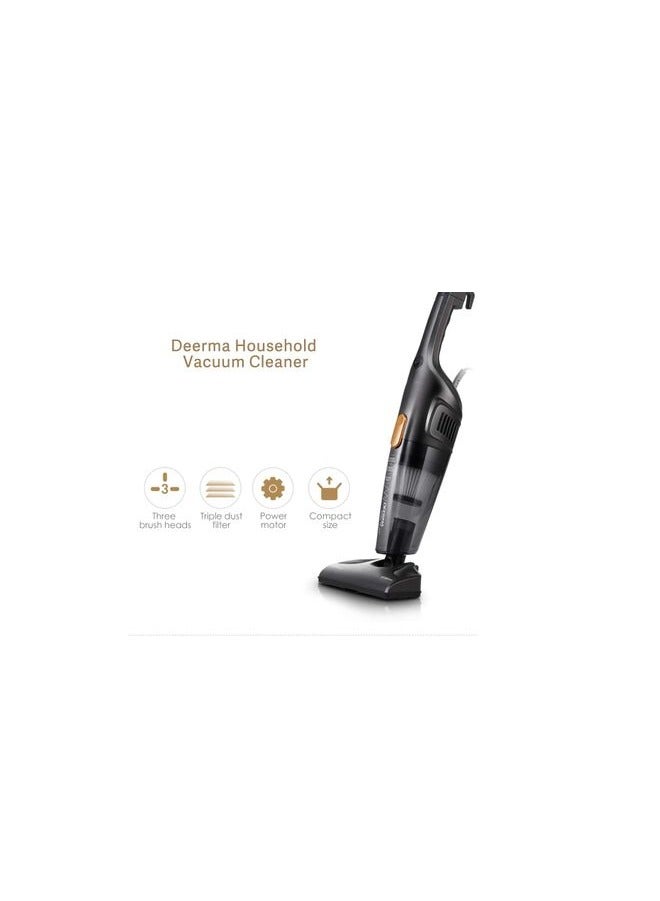 Portable Handheld Multi-Function Vacuum Cleaner Household Silent Strong Suction Home Aspirator Dust 1.2 L 600 W DX115C black