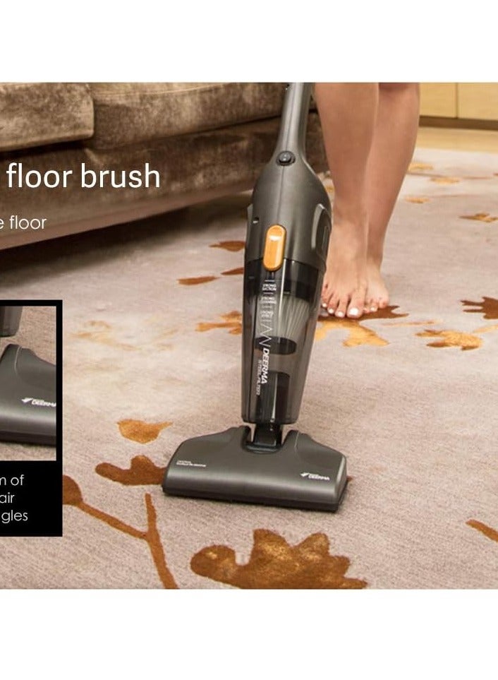 Portable Handheld Multi-Function Vacuum Cleaner Household Silent Strong Suction Home Aspirator Dust 1.2 L 600 W DX115C black