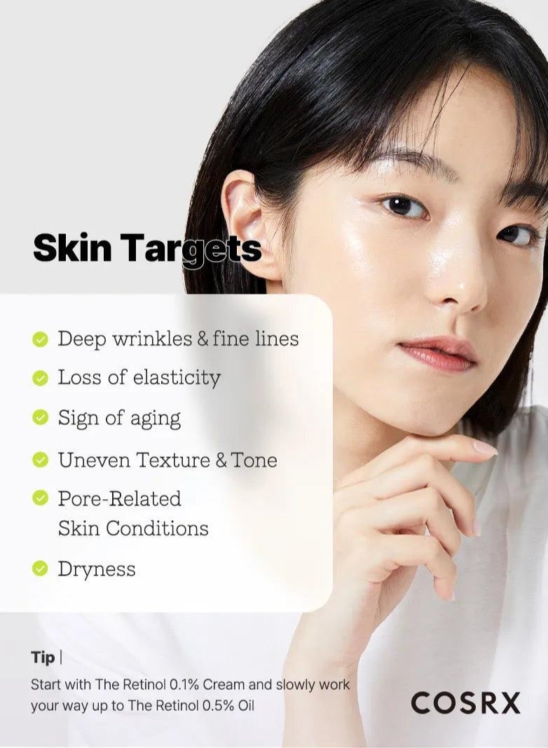 Advanced Retinol 0.3 Cream - Concentrated 0.3% Pure Retinol Cream for Smooth Firm Skin 20ml