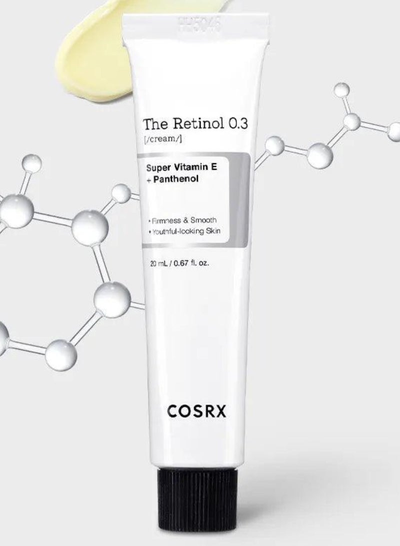 Advanced Retinol 0.3 Cream - Concentrated 0.3% Pure Retinol Cream for Smooth Firm Skin 20ml