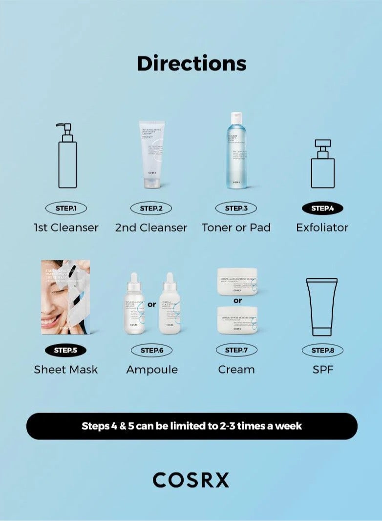 Hydrium Centella Aqua Soothing Ampoule -Ultra-Soothing Formula Infused with Centella Asiatica Extract for Calming Hydration and Skin Barrier Support 40ml