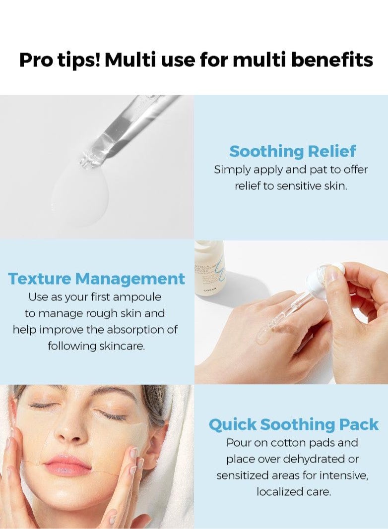 Hydrium Centella Aqua Soothing Ampoule -Ultra-Soothing Formula Infused with Centella Asiatica Extract for Calming Hydration and Skin Barrier Support 40ml