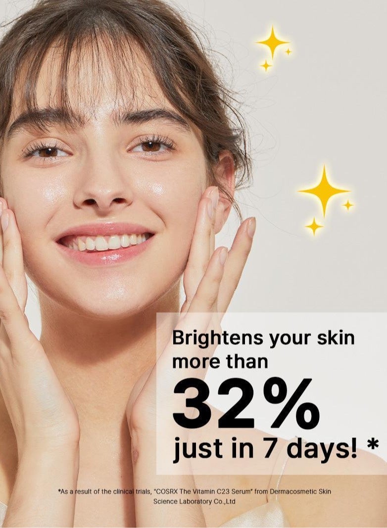 Synergy Duo Blemish & Brightening Booster - The 6 Peptide Skin Booster Serum - Vitamin C 23 Serum -  Certified Original Anti-Aging Solutions for Skin Rejuvenation 170ml
