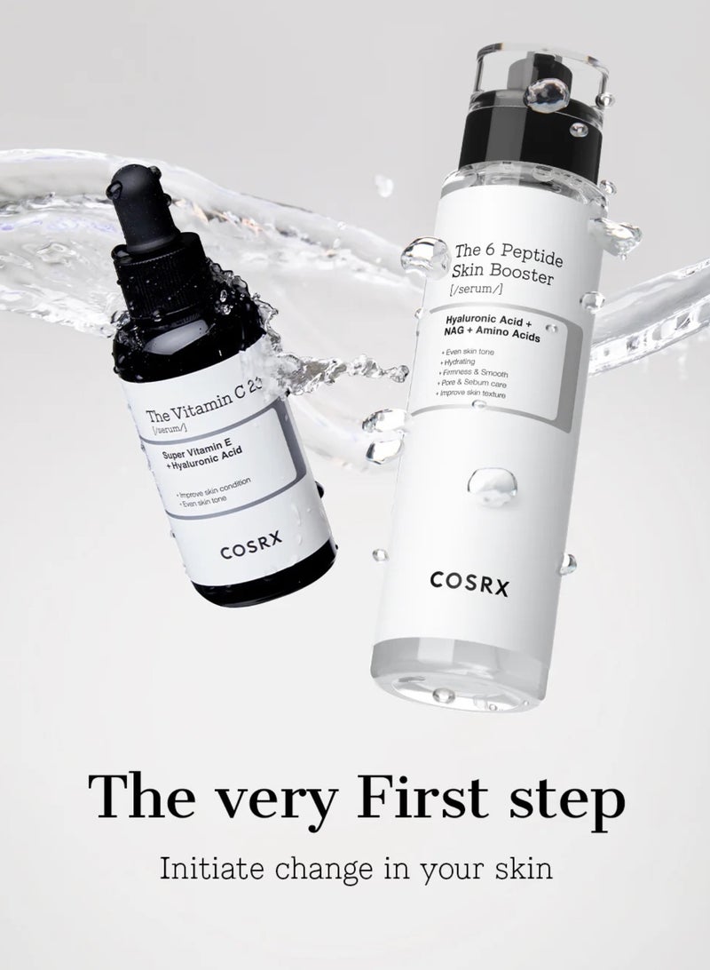 Synergy Duo Blemish & Brightening Booster - The 6 Peptide Skin Booster Serum - Vitamin C 23 Serum -  Certified Original Anti-Aging Solutions for Skin Rejuvenation 170ml