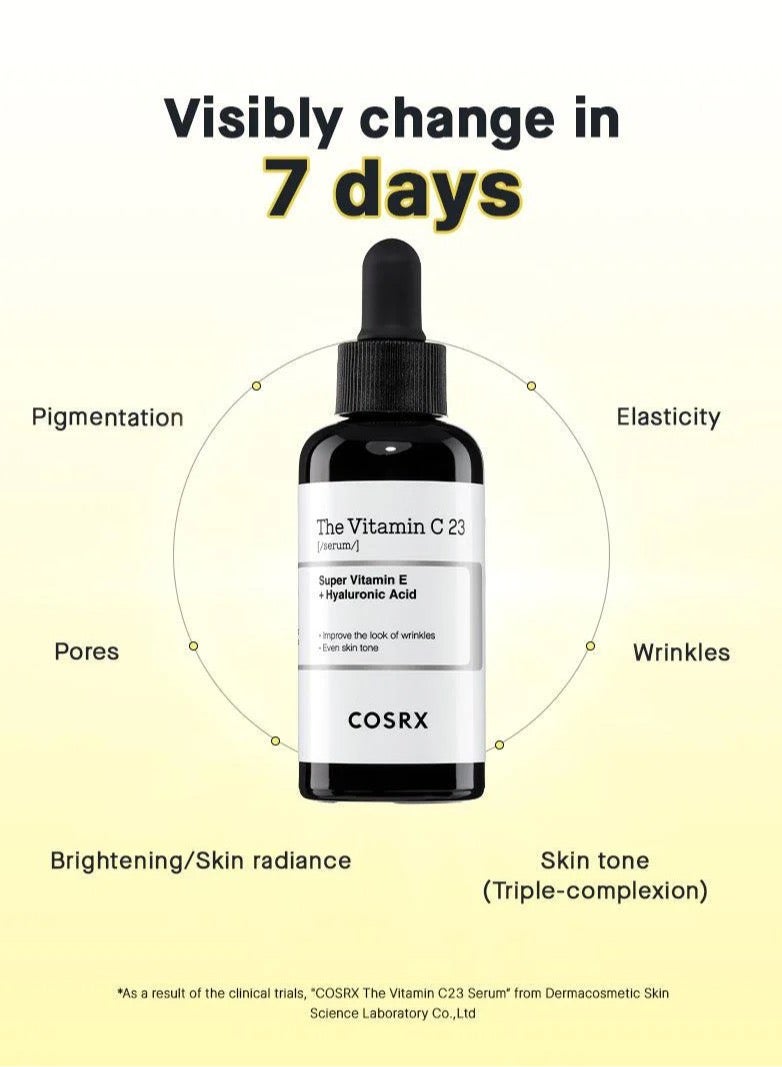 Synergy Duo Blemish & Brightening Booster - The 6 Peptide Skin Booster Serum - Vitamin C 23 Serum -  Certified Original Anti-Aging Solutions for Skin Rejuvenation 170ml