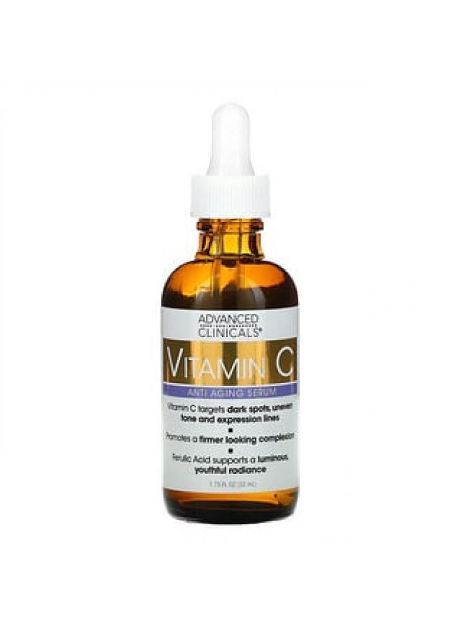 Advanced Clinicals Vitamin C Anti Aging Serum 1.75 fl oz 52 ml