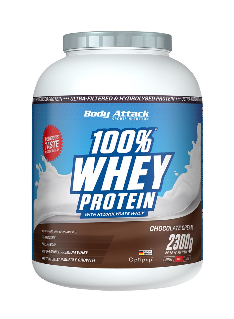 100% Whey Protein 2.3kg Chocolate