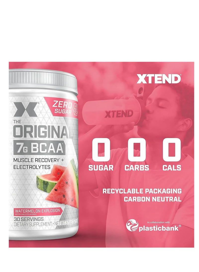 Xtend Original - BCAA Powder + Electrolytes, For Athletes, Watermelon Flavor, 30 Servings