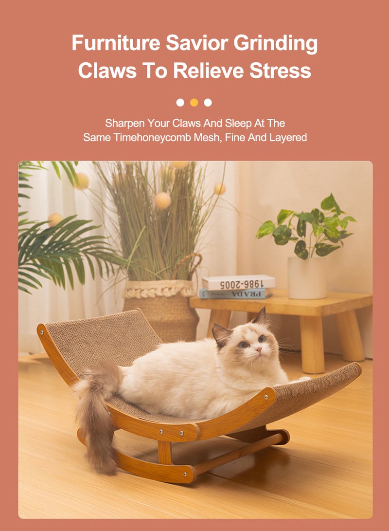 Cat Chair Bed Cat Scratcher Lounge Chair Cat Scratcher Mat Cat Scratching Board Sofa Cat Claw Grinding Board Kitten Scratch Pad Indoor Cats Scratcher Toys