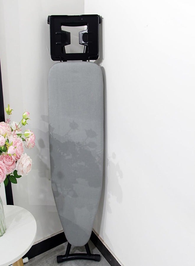 Ironing Board Heat Resistant Cover Ironing Board Non-Slip Folding Adjustable Height (31 * 86 * 110CM) Gray