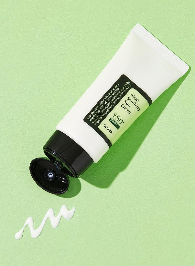 Ultimate Skincare Renewal Trio and Face Massage Roller - Advanced Snail 96 Mucin Power Essence, The Vitamin C 23 Serum, and Aloe Soothing Sun Cream SPF50+/ PA+++ 170ml