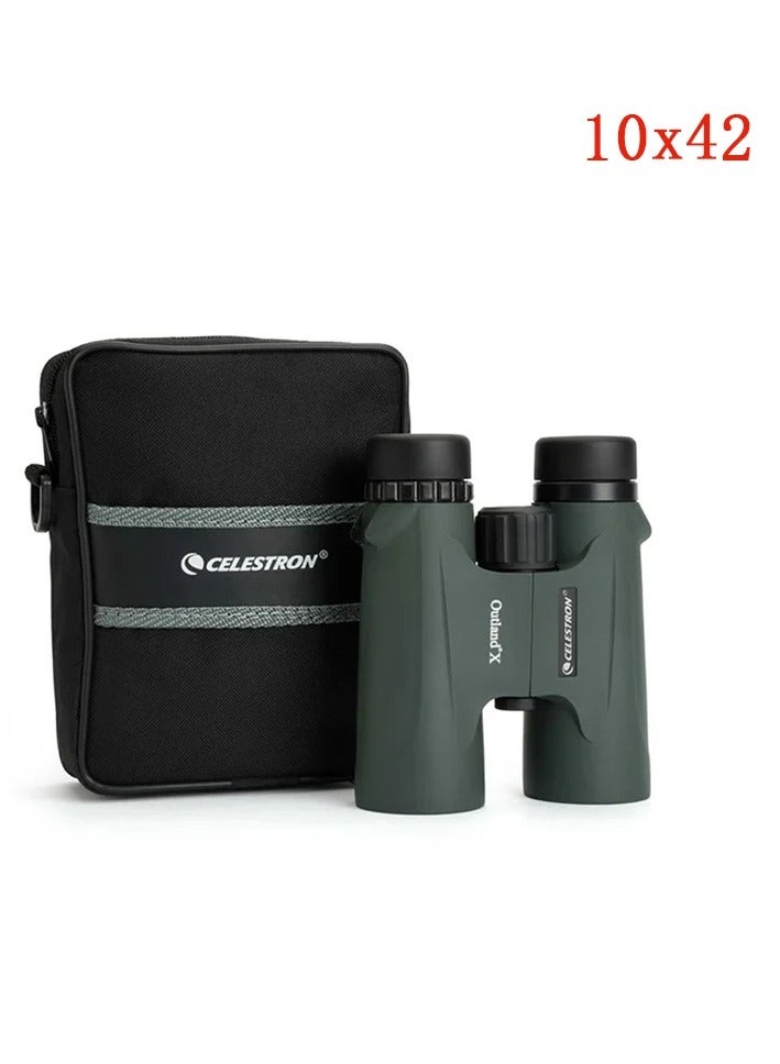 10x42 Binoculars, Waterproof And Fogproof Binoculars, Durable Binoculars With Multi-coated Optics And Bak-4 Prisms, Anti-slip Grip  Compact Binoculars For Adults, (10x42)