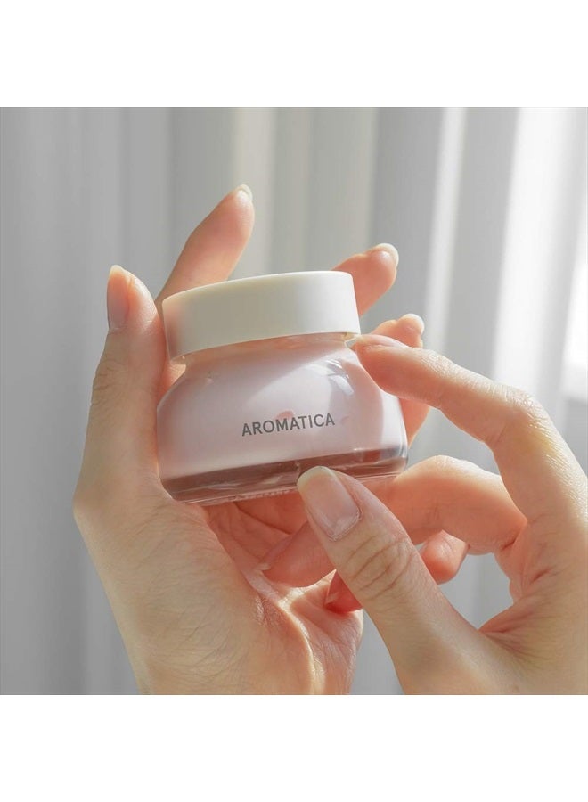Reviving Rose Infusion Cream 50ml, Vegan, Anti-aging, Hydrating, Brightening cream for dry skin | with Damask Rose Water and Rose Oil | Korean Skincare