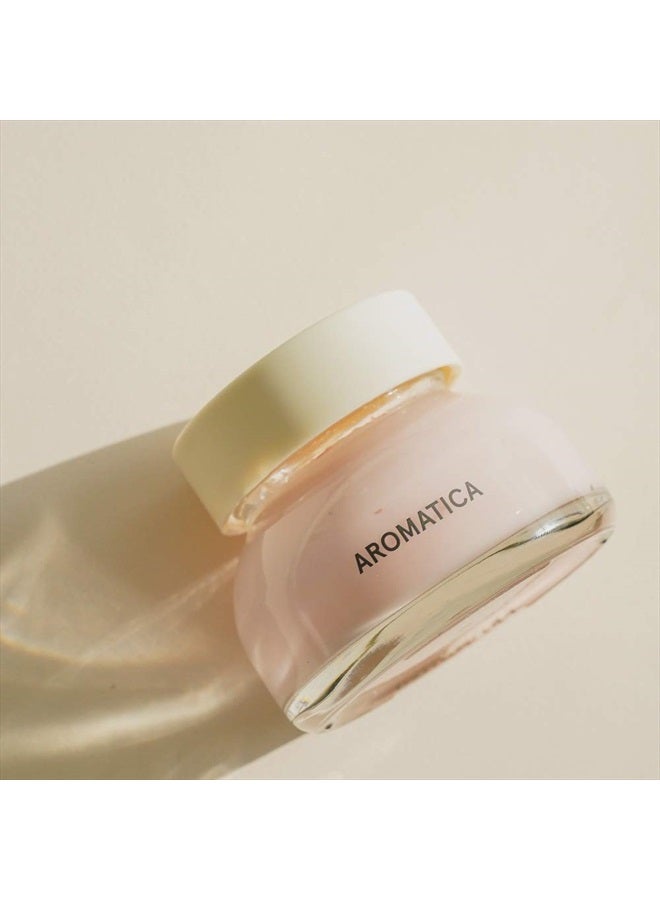 Reviving Rose Infusion Cream 50ml, Vegan, Anti-aging, Hydrating, Brightening cream for dry skin | with Damask Rose Water and Rose Oil | Korean Skincare