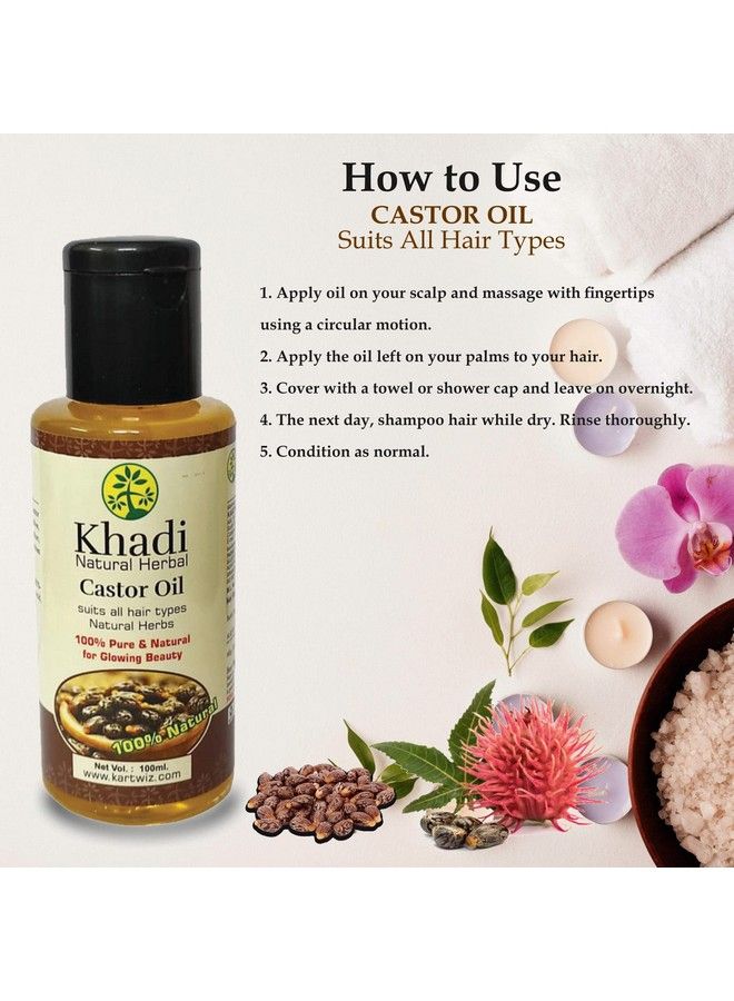 Herbal Castor Oil 200Ml (Pack Of 2)