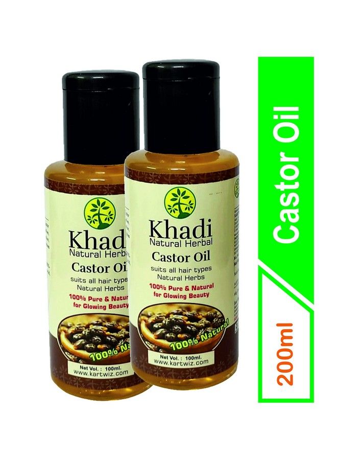 Herbal Castor Oil 200Ml (Pack Of 2)