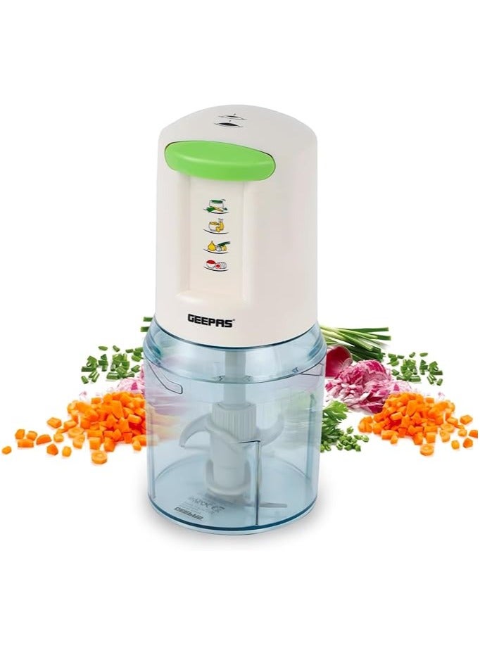 400W Mini Food Processor 500Ml Food Chopper, 4 Bi Level Stainless Steel Double Blades For Blending & Chopping Perfect For Salads Salsa Pesto Curry Pastes & More 2 Year Warranty, Gc5477, 400W