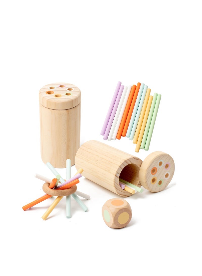 Toys Montessori Toys, Natural Wood Educational Sorting Toy,  1 Year Old Fine Motor Skills Toys for 1-2 Year Old Sensory Toys Wooden Learning & Educational Toys for Toddlers 1-3