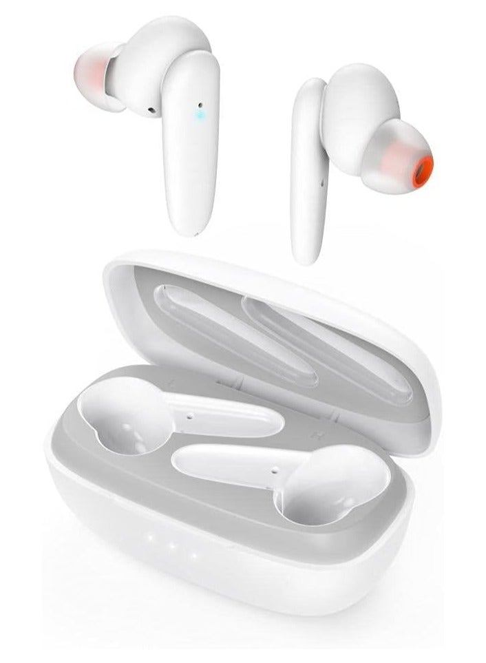 184079 Passion Clear Bluetooth ANC True Wireless Earbuds, White