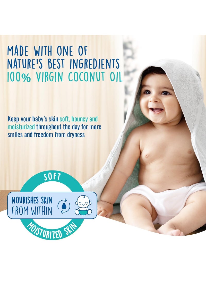 Parachute Advansed Baby Soap for Newborn Babies Doctor Certified Ph 5.5 Virgin Coconut Oil & Coconut Milk Prevents Dryness 75gm x 3