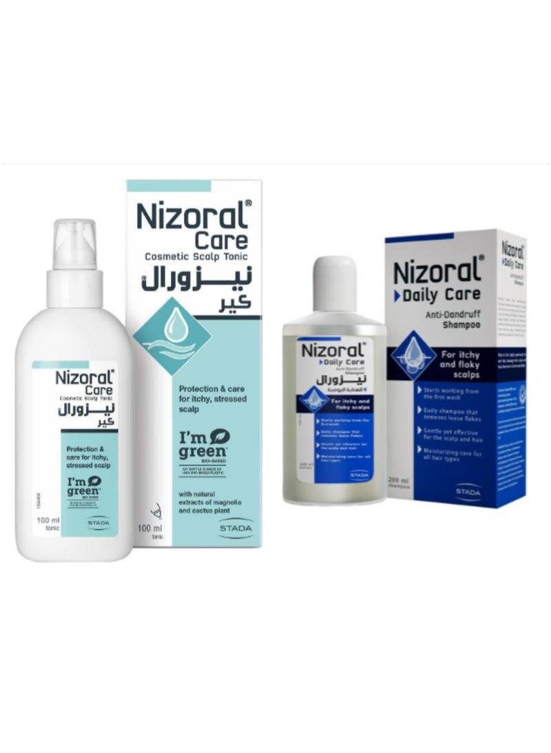 Leave-In Scalp Tonic With Nizoral Blue Shampoo 200ml