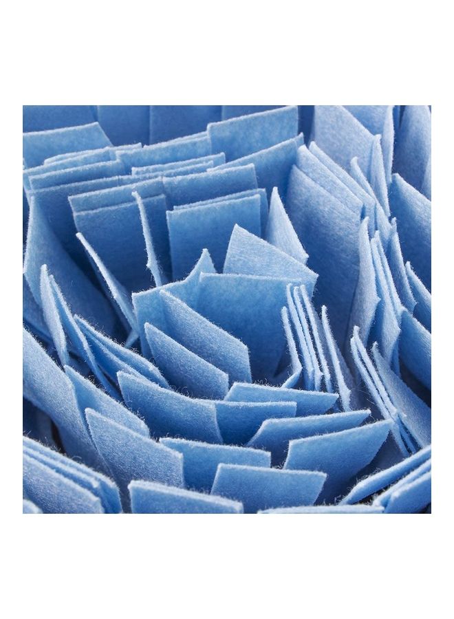 Pet Snuffle Feeding Mat Blue/Brown 30 x 30cm