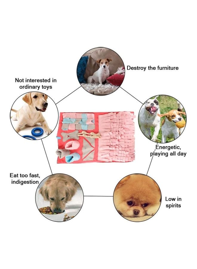 Pet Snuffle Feeding Mat Multicolour 70 x 50cm