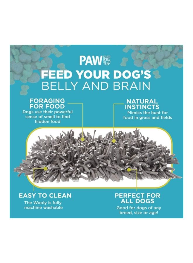 Pet Snuffle Feeding Mat Grey