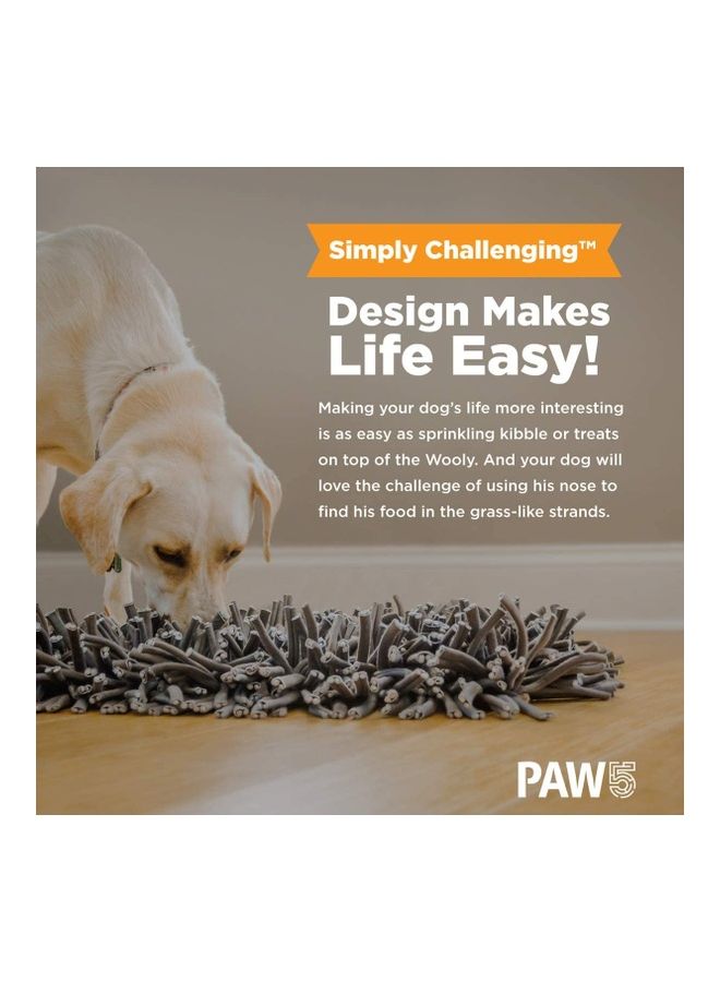 Pet Snuffle Feeding Mat Grey