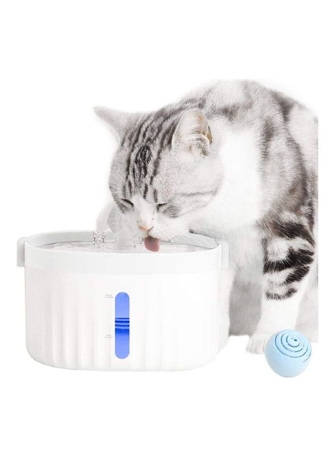 Automatic Pet Drinking Water Fountain White
