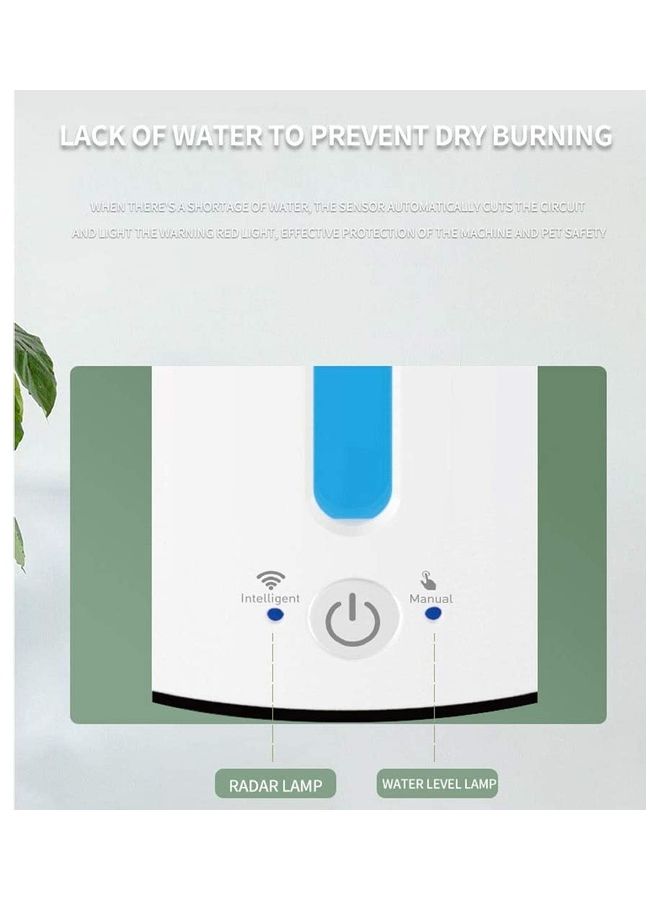 Automatic Pet Drinking Water Fountain White