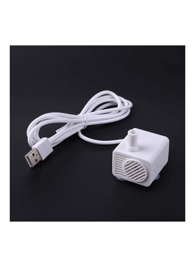 Automatic Pet Drinking Water Fountain White/Green