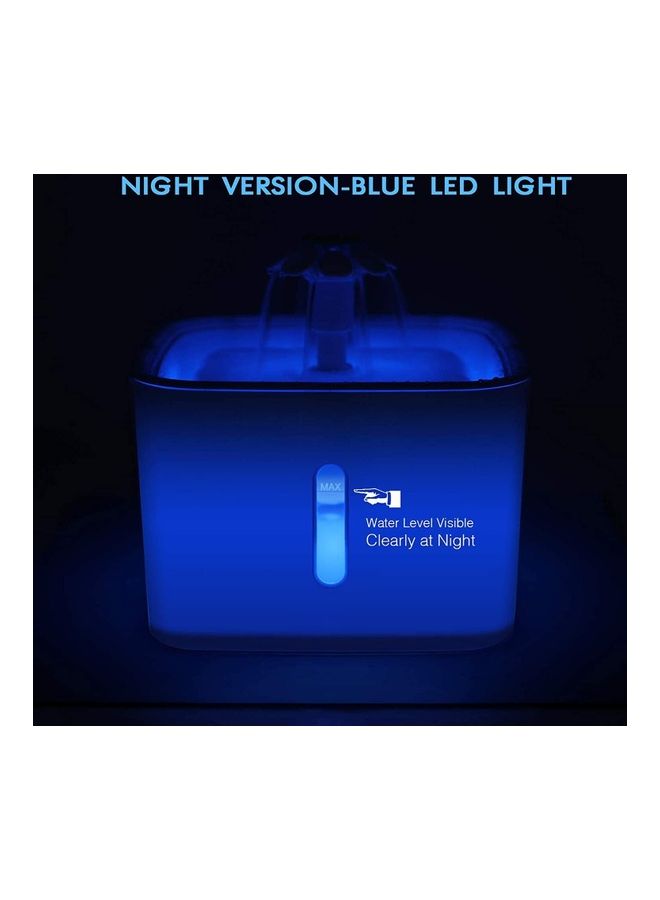 Automatic Pet Drinking Water Fountain White