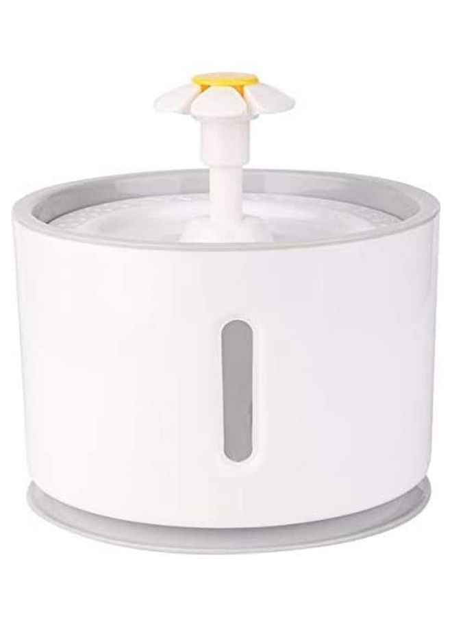 Automatic Pet Drinking Water Fountain White