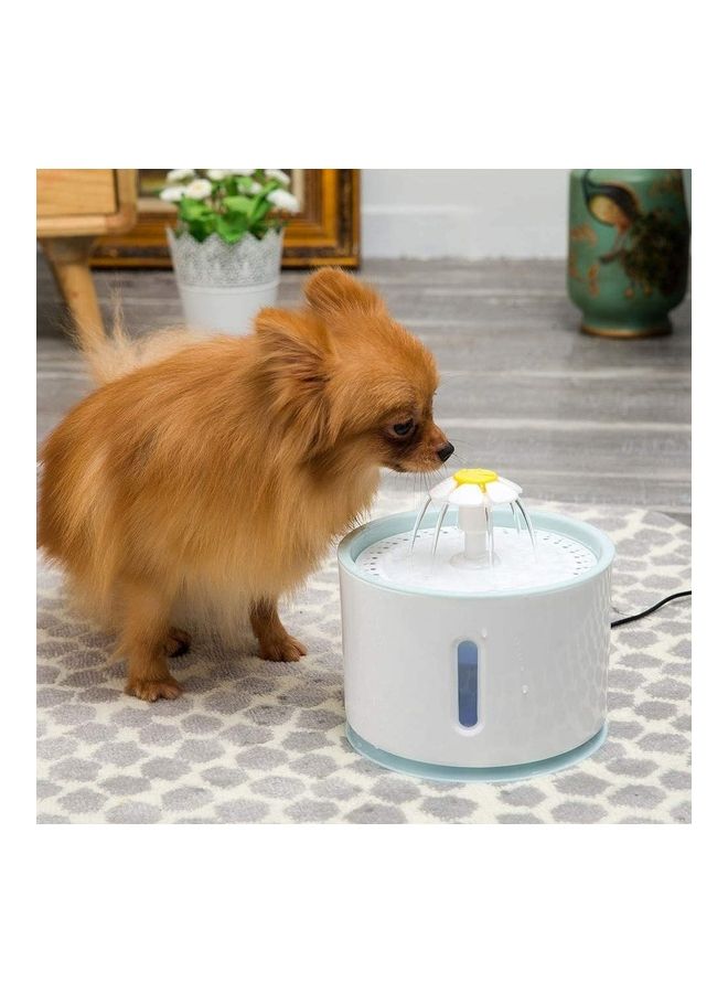 Automatic Pet Drinking Water Fountain White