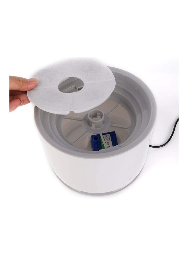 Automatic Pet Drinking Water Fountain White