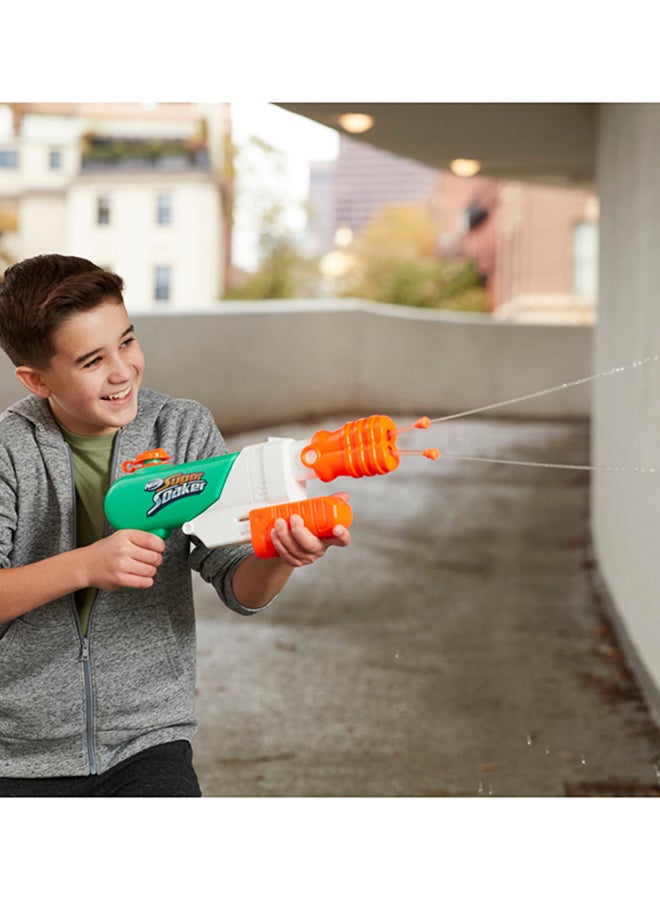 Nerf Super Soaker Hydro Frenzy Water Blaster, Wild 3-In-1 Soaking Fun, Adjustable Nozzle, 2 Water-Launching Tubes