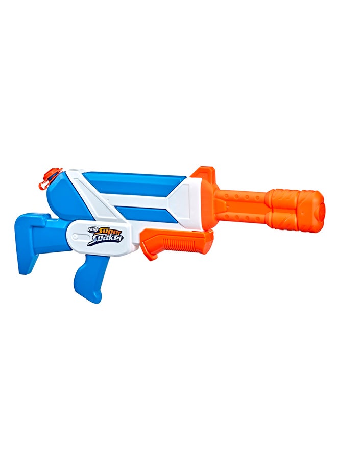 Nerf Super Soaker Twister Water Blaster, 2 Twisting Streams of Water, Pump to Fire, Outdoor Water-Blasting