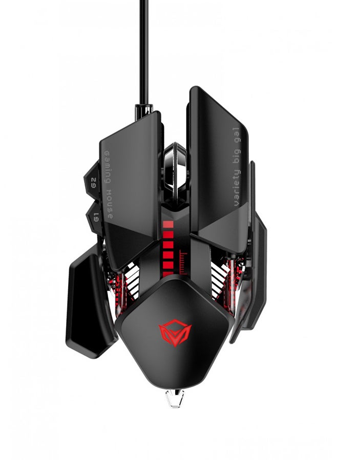 GM80 Gaming Mouse Black/Red