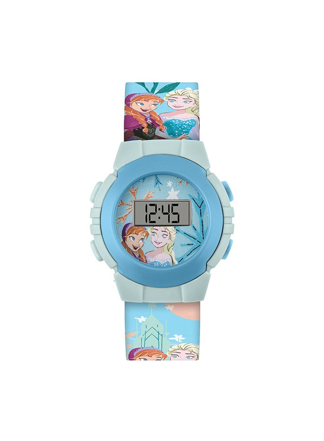 Girls Digital Round Shape Plastic Wrist Watch - FZN4914 - 32 Millimeter