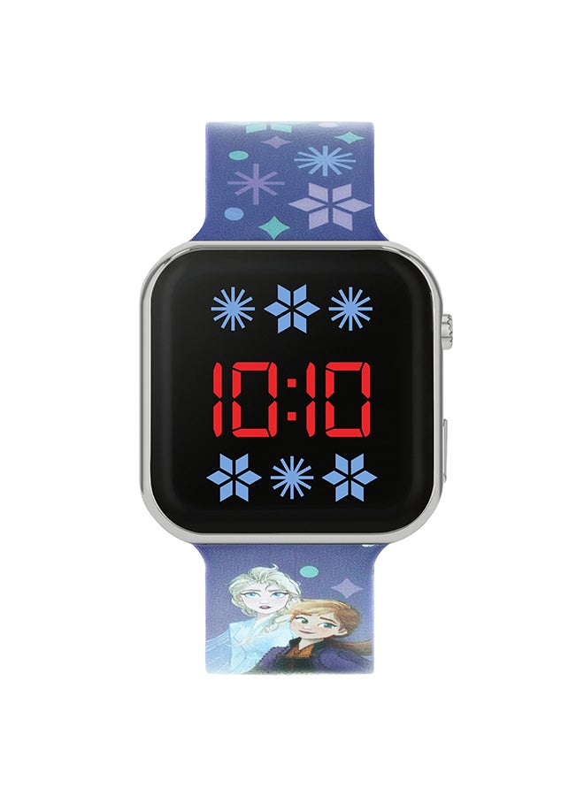 Girls Digital Square Shape Plastic Wrist Watch - FZN4733ARG - 35 Millimeter