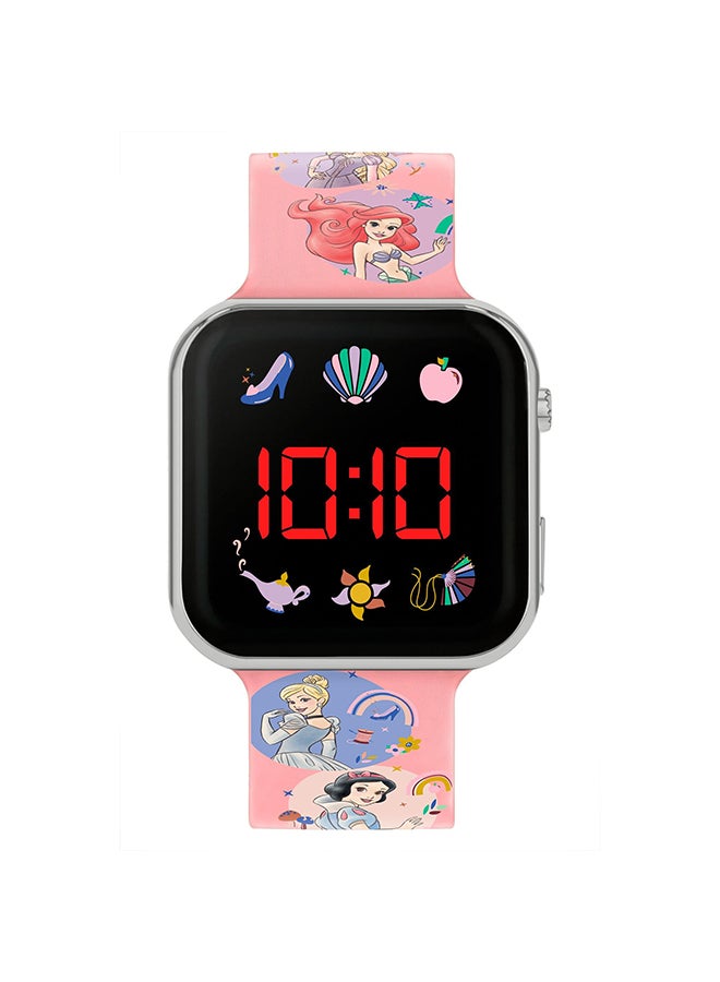 Girls Digital Square Shape Plastic Wrist Watch - PN4398 - 35 Millimeter