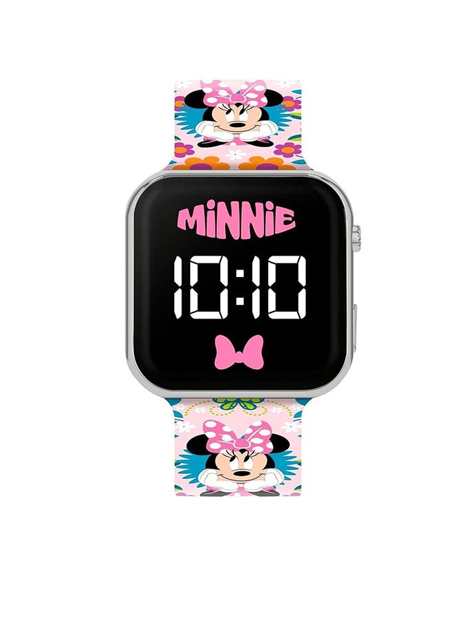 Girls Digital Square Shape Plastic Wrist Watch - MN4484 - 35 Millimeter