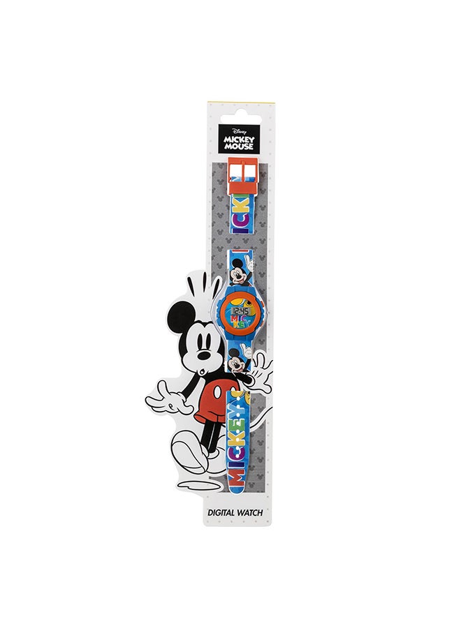 Boys Digital Round Shape Plastic Wrist Watch - MK4164 - 32 Millimeter