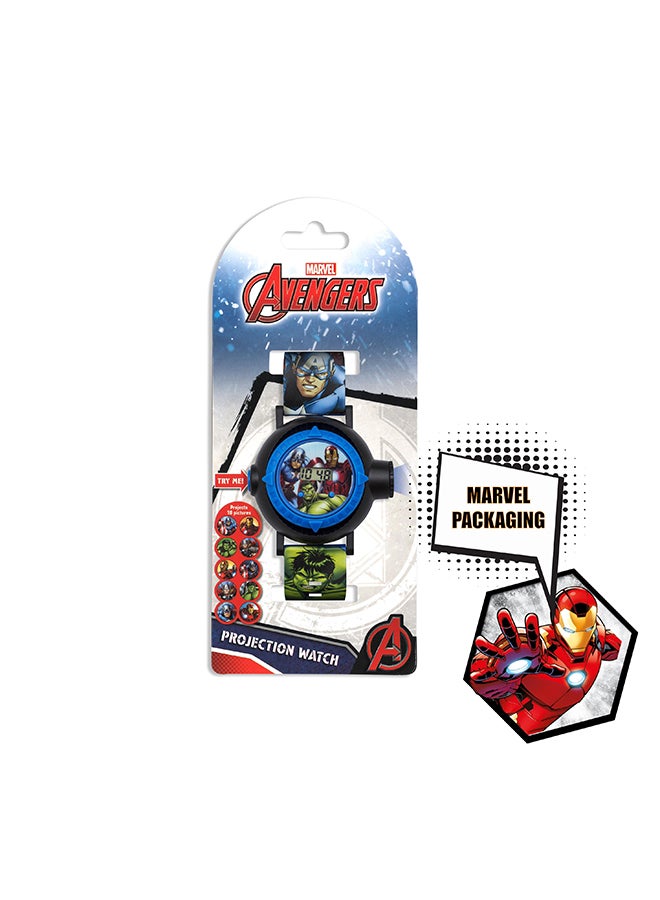 Boys Digital Round Shape Silicone Wrist Watch - AVG3536ARG - 48 Millimeter