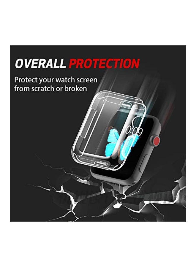 2-Piece Screen Protector For Apple Watch Series 4 44mm Clear