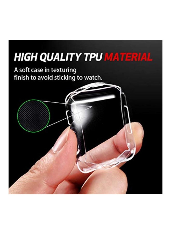 2-Piece Screen Protector For Apple Watch Series 4 44mm Clear